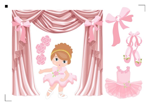Cake Topper Bailarina Ballet Clásico en Capas (PDF + JPG)