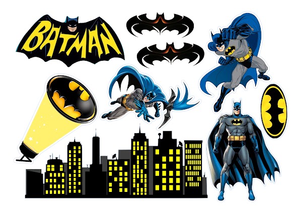Cake Topper Batman El Caballero de la Noche (PDF + JPG)
