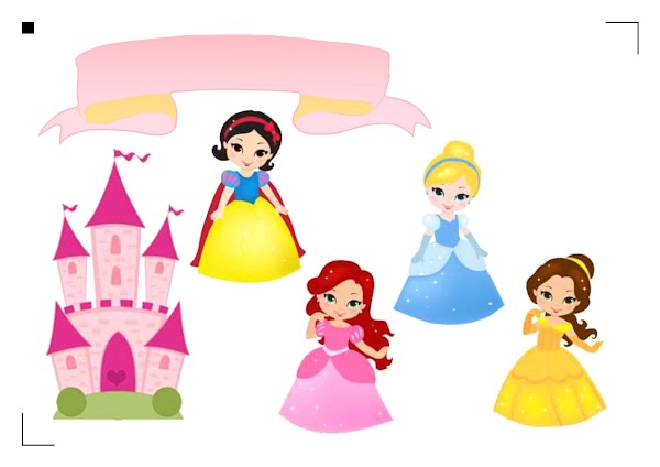 Cake Topper Princesas Reales Corona de Oro (PDF + JPG)