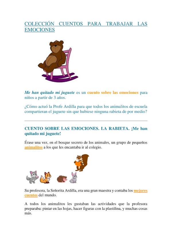 Colección Cuentos de Emociones