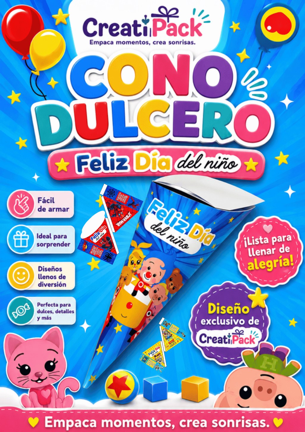 Cono Dulcero para Niños