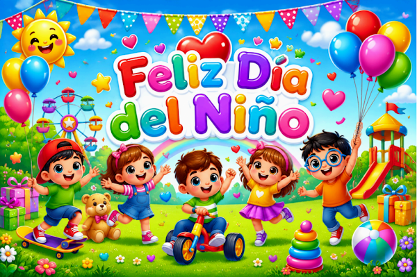 Mural de Pared 1 - Feliz Día del Niño