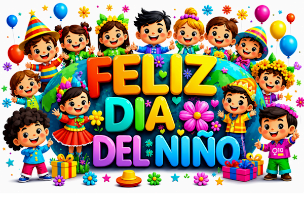 Mural de Pared 5 - Feliz Día del Niño