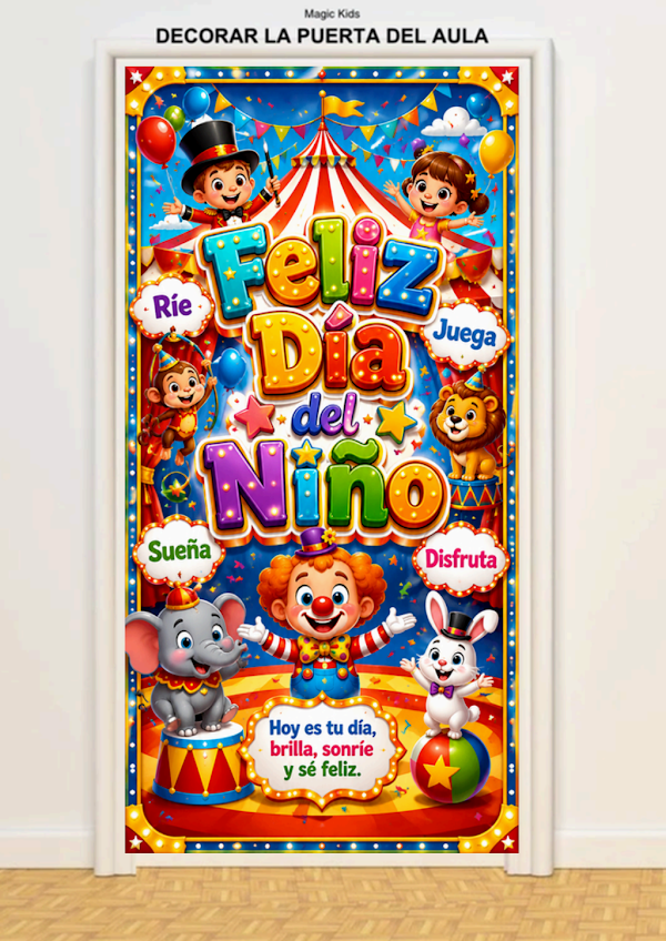 Mural de Puerta 1 - Feliz Día del Niño