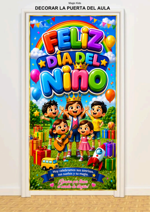 Mural de Puerta 2 - Feliz Día del Niño