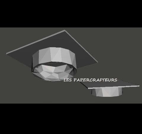 Birrete de Graduación 3D – Molde Armable