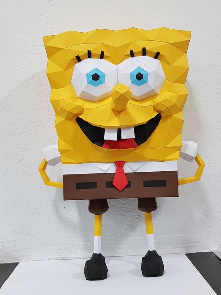 Bob Esponja Pantalones Cuadrados 3D