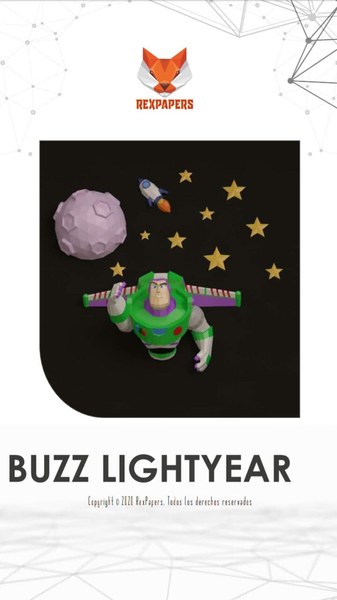 Buzz Lightyear – Escultura de Pared Toy Story 3D