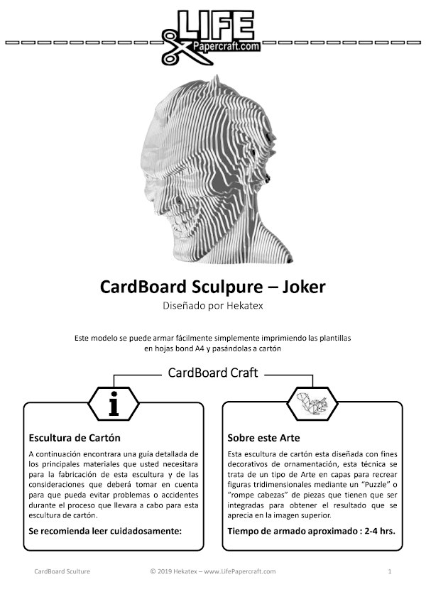 Joker – Máscara Poligonal 3D