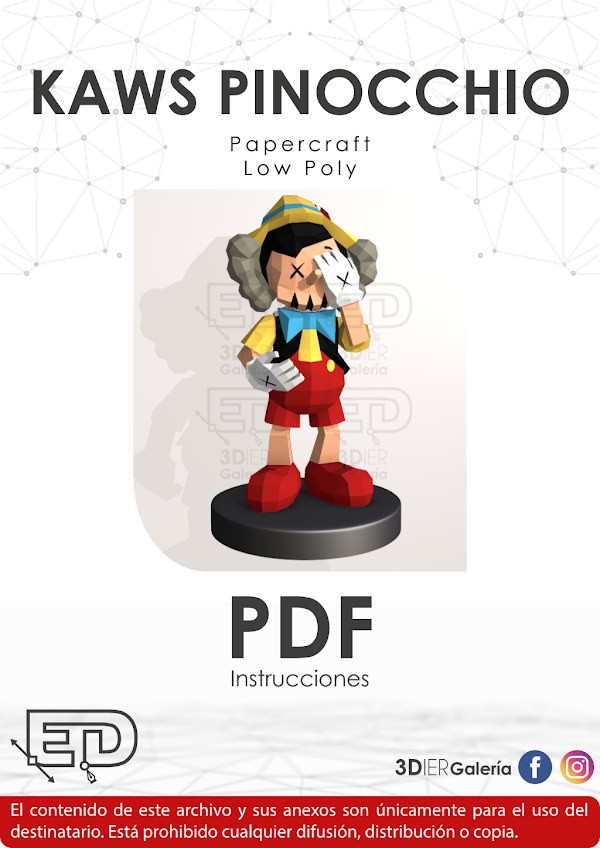 Pinocho 3D – Figura Armable Clásica