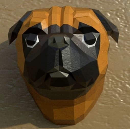 Pug / Carlino Tierno 3D