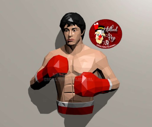 Rocky Balboa – Busto del Campeón 3D