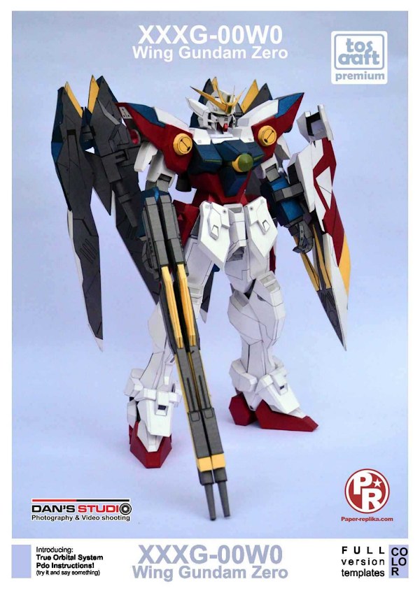 Wing Gundam Zero – Mecha 3D Papercraft