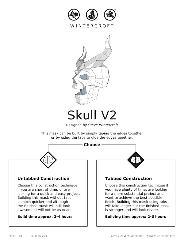 Wintercroft Máscara de Calavera Humana (Skull)